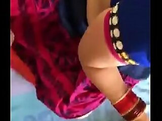 bhabhi prevalent saree swell up with an increment of about to gets plowed prevalent rear end feeling